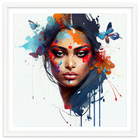 Aerial Bloom Hindu Portrait