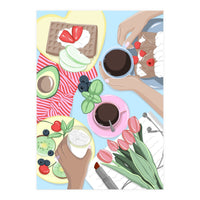 Girl Dinner Table (Print Only)