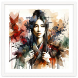 Phoenix Spirit Asian Warrior Portrait thumbnail