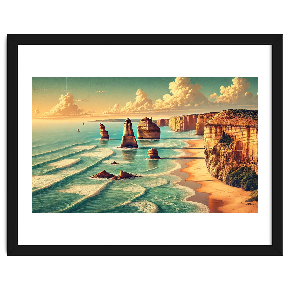 Vintage Australia, Great Ocean Road Poster