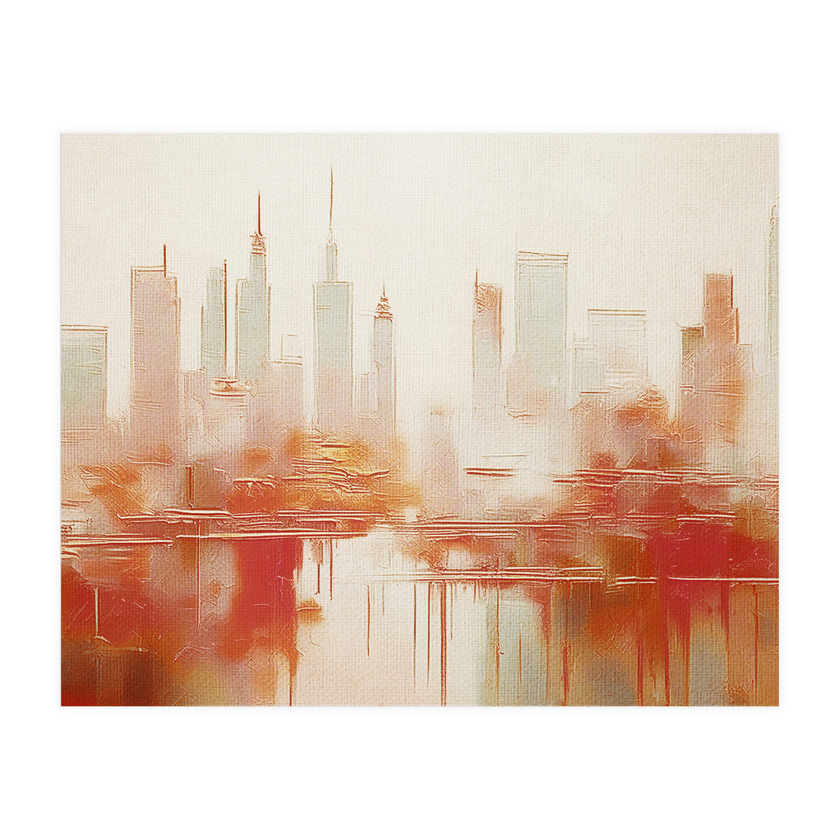 Buildings At Dusk 04 (Print Only)