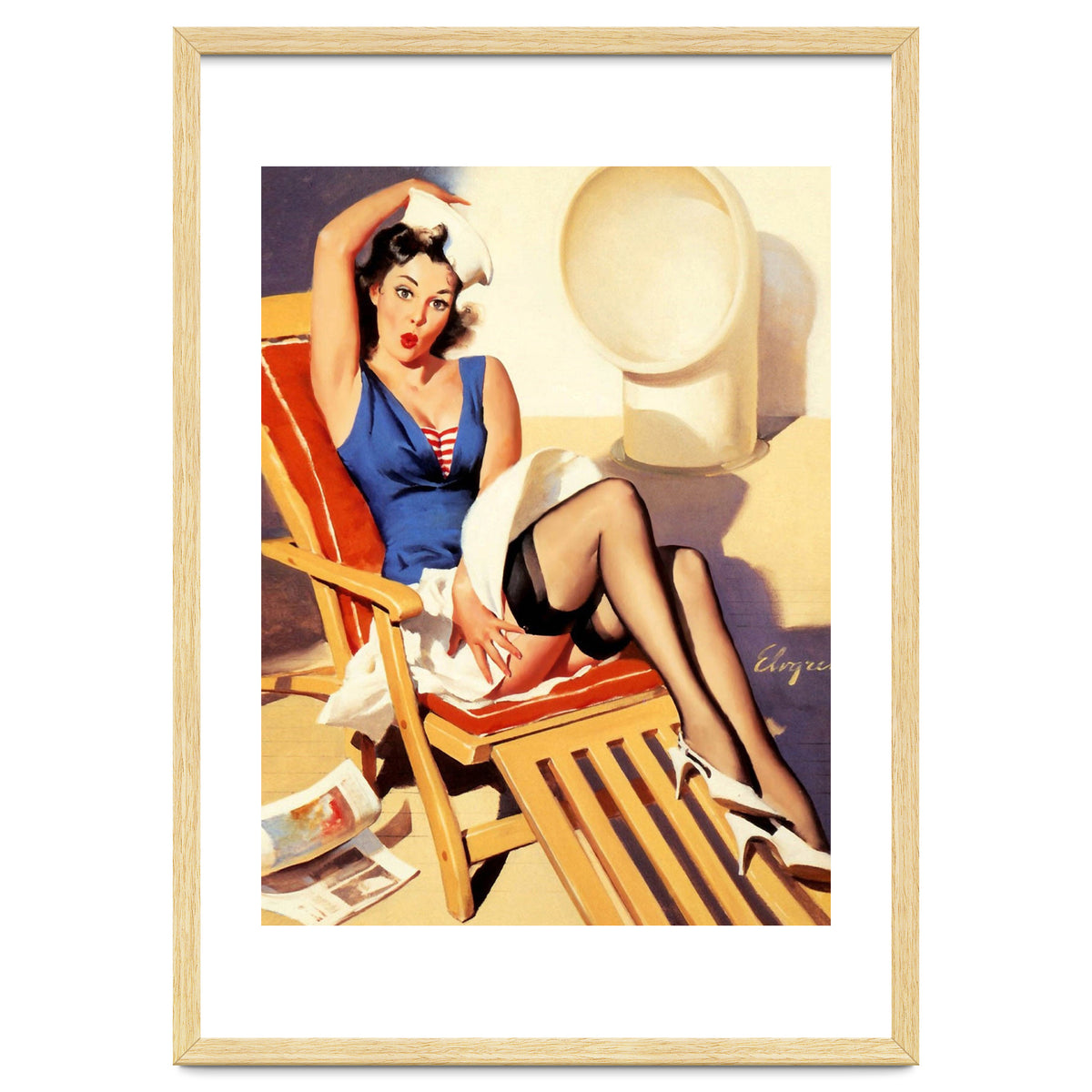 Sudden Wind On The Shipboard Cruiser