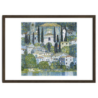 Gustav Klimt – Kirche in Cassone (1913) | Vibrant Landscape Masterpiece Art Print
