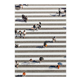 Rain Crossing | Polka Dots Zebra Crossing On The Street | Rain Eclectic Modern Graphic Design (Print Only) thumbnail