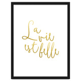 La vie est belle #society6 #typography #buyart thumbnail