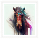 Wild Horse Face Portrait thumbnail