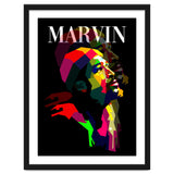 Marvin Gaye RNB Singer Pop Art WPAP thumbnail