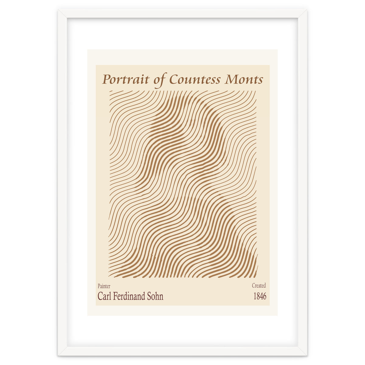 Portrait Of Countess Monts (1846) – Carl Ferdinand Sohn (german, 1805 1867)