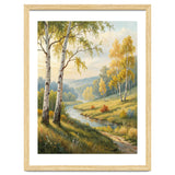 Golden Autumn Birch: A Riverside Walk thumbnail