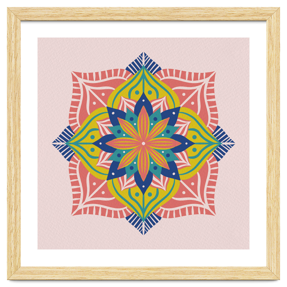 Colorful abstract mandala