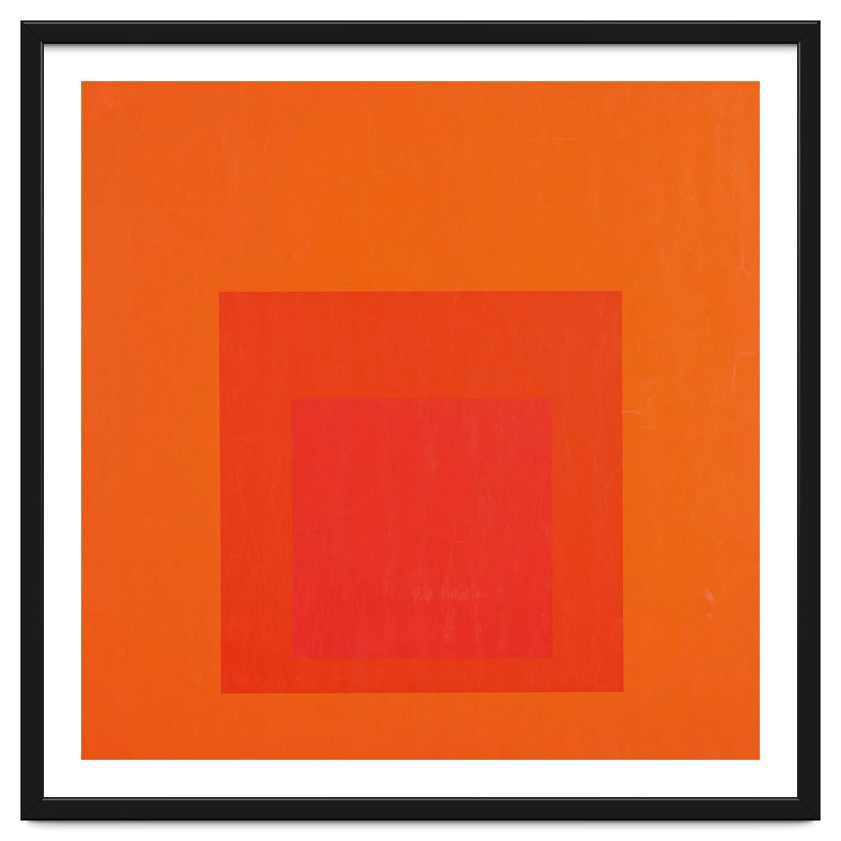 JOSEF ALBERS - HOMAGE TO THE SQUARE RED