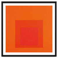JOSEF ALBERS - HOMAGE TO THE SQUARE RED