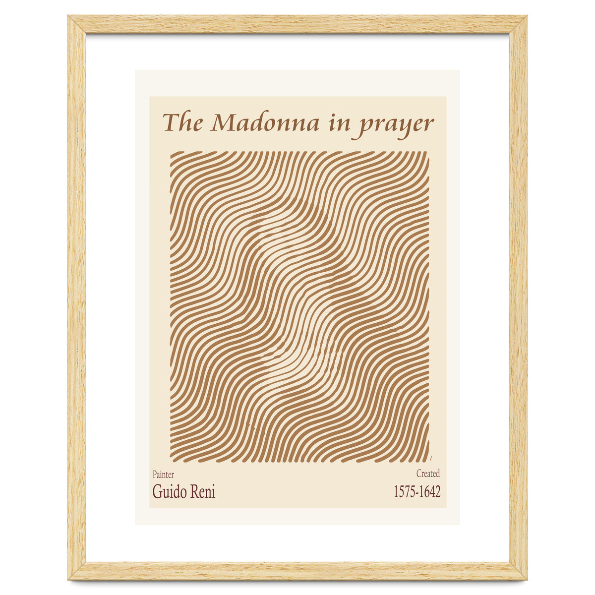 The Madonna In Prayer by Guido Reni
