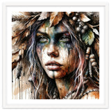 Autumn Leaf Druid Woman Portrait thumbnail