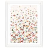 Watercolor Spring Butterflies Apricot thumbnail