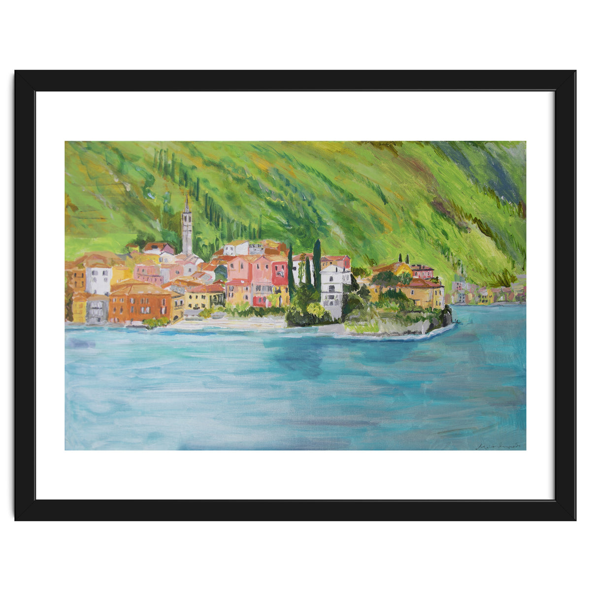 View Across The Lake To Varenna