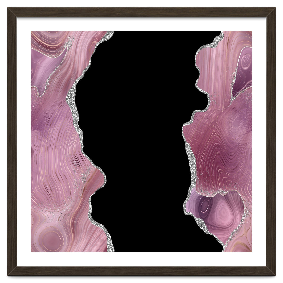 Mauve & Silver Agate Texture 02