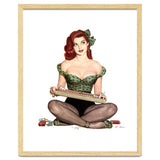 Pinup Sexy Girl Selling Cigarettes thumbnail