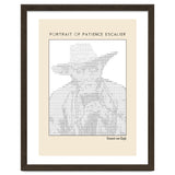 Portrait of Patience Escalier (1888) - Vincent van Gogh(ascii art) thumbnail