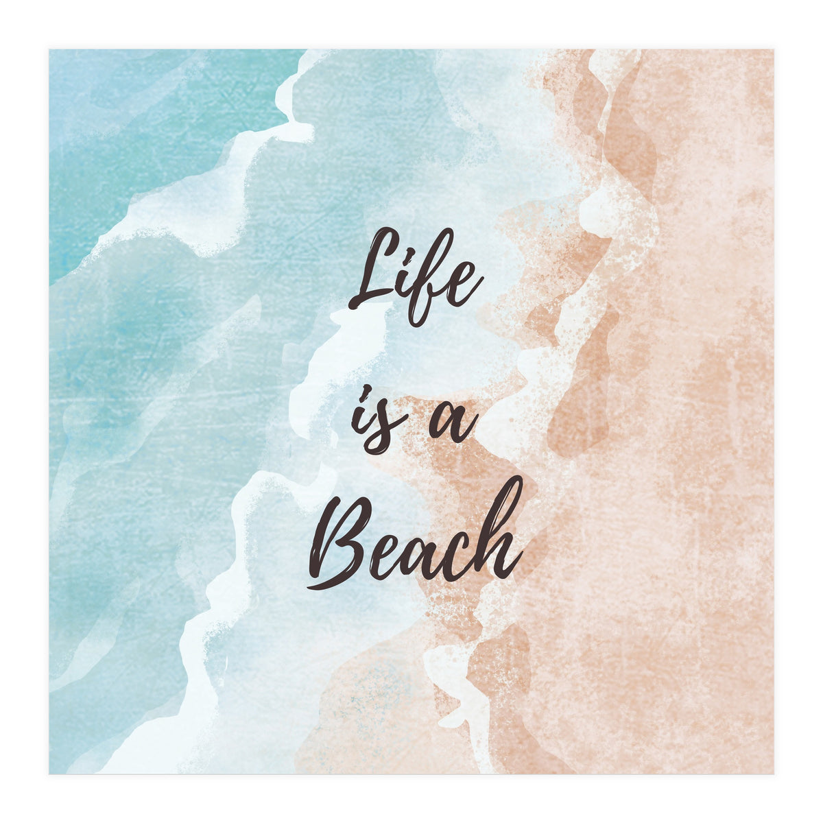 Life's a beach, enjoy the waves 🌊 (Print Only)