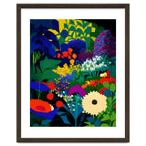 A Beautifully Dark Mind, Botanical Nature Jungle Garden, Eclectic Bohemian Vintage Plants Illustration thumbnail