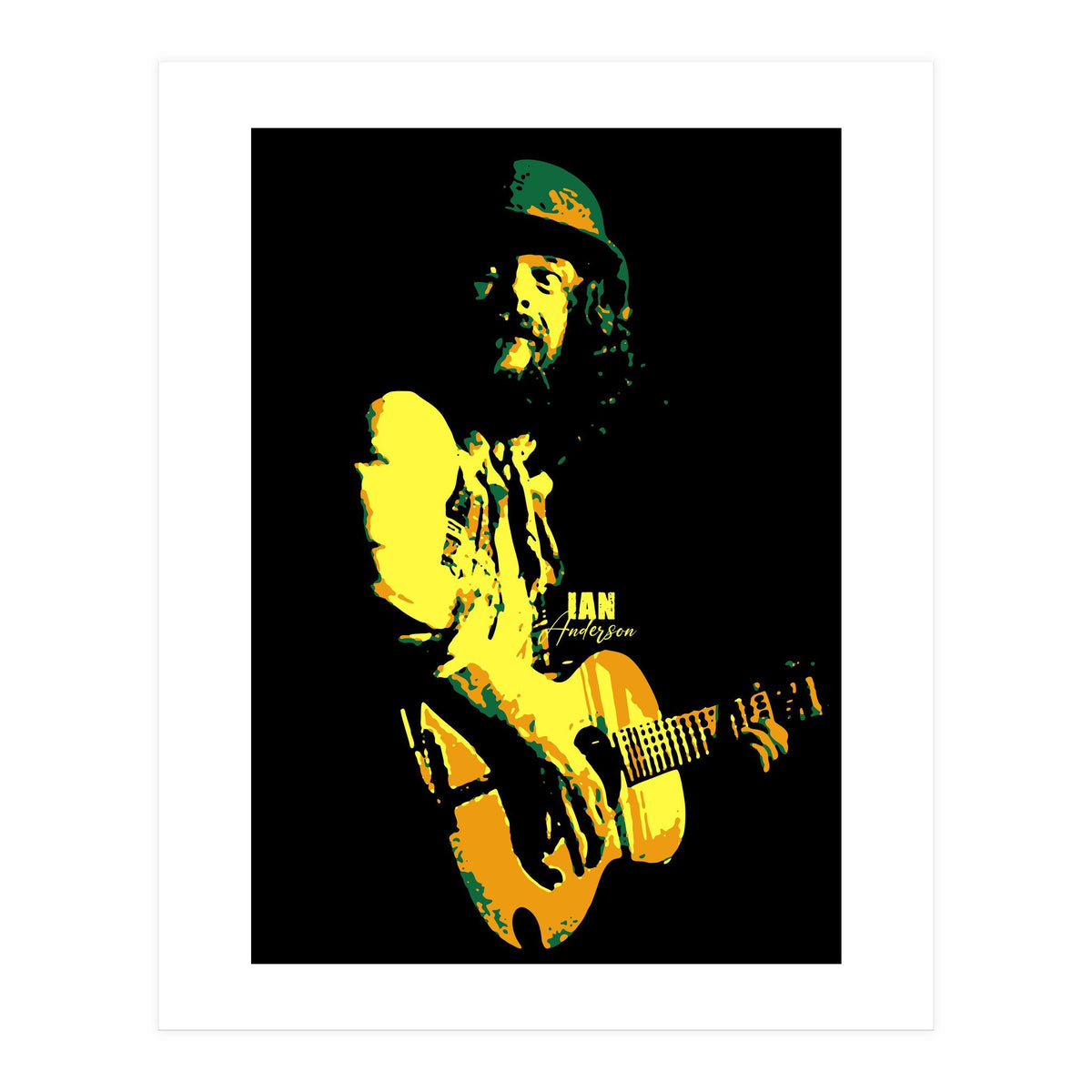 Ian Anderson Rock Music Legend (Print Only)