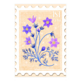 The Cambridgeshire Pasqueflower Postage Stamp (Print Only) thumbnail