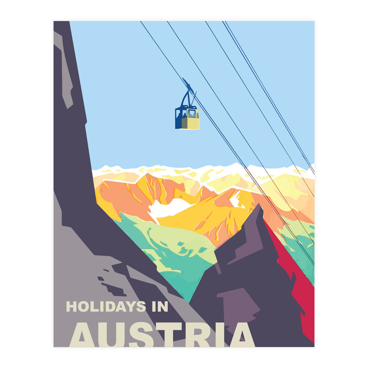 Holidays In Austria (Print Only)