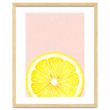 Lemon Slice, Fresh Citrus Kitchen Summer Art thumbnail