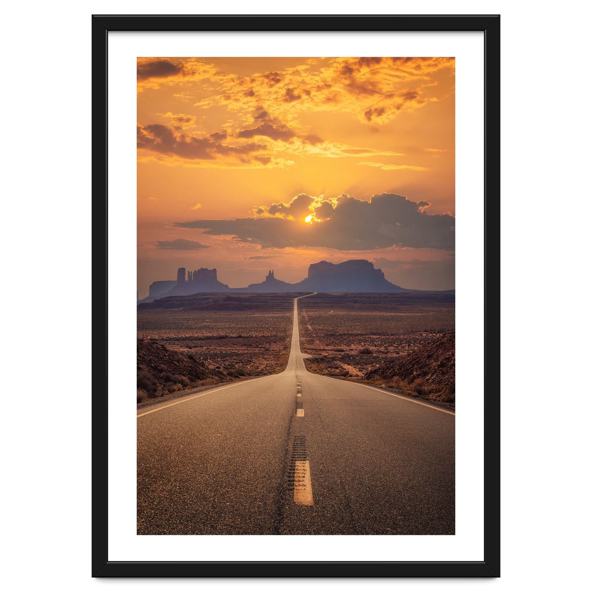 Famous Forrest Gump Road - Monument Valley