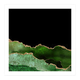 Green & Gold Agate Texture 10  (Print Only) thumbnail