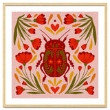 Beetle And Flowers thumbnail