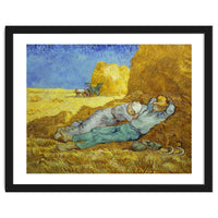 Vincent Van Gogh / 'The Siesta (after Millet)', 1889-1890, Oil on canvas, 73 x 91 cm.