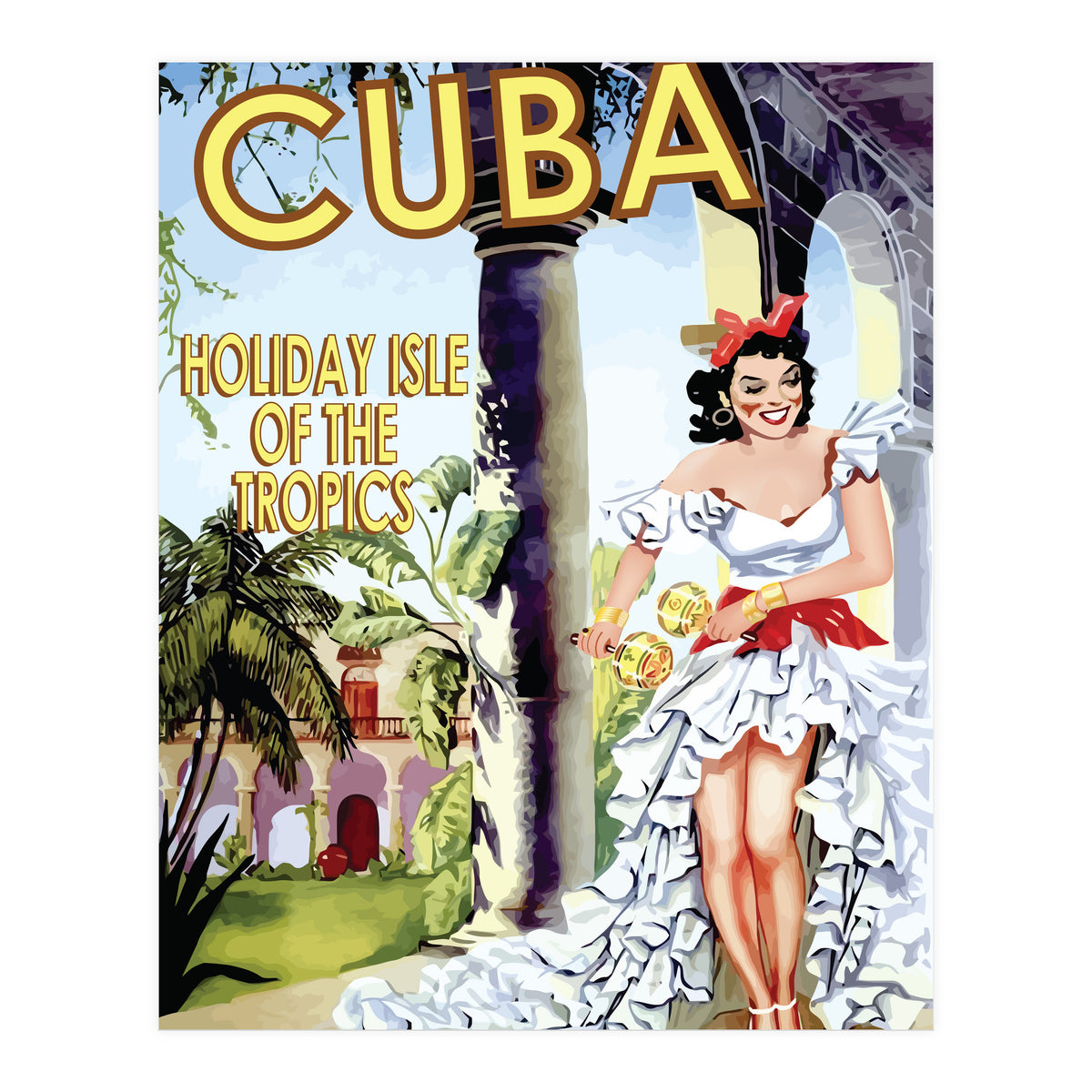 Cuba Holiday Island (Print Only)