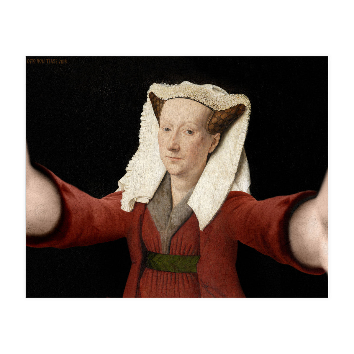 Margaret van Eyck - Jan van Eyck - Selfie (Print Only)