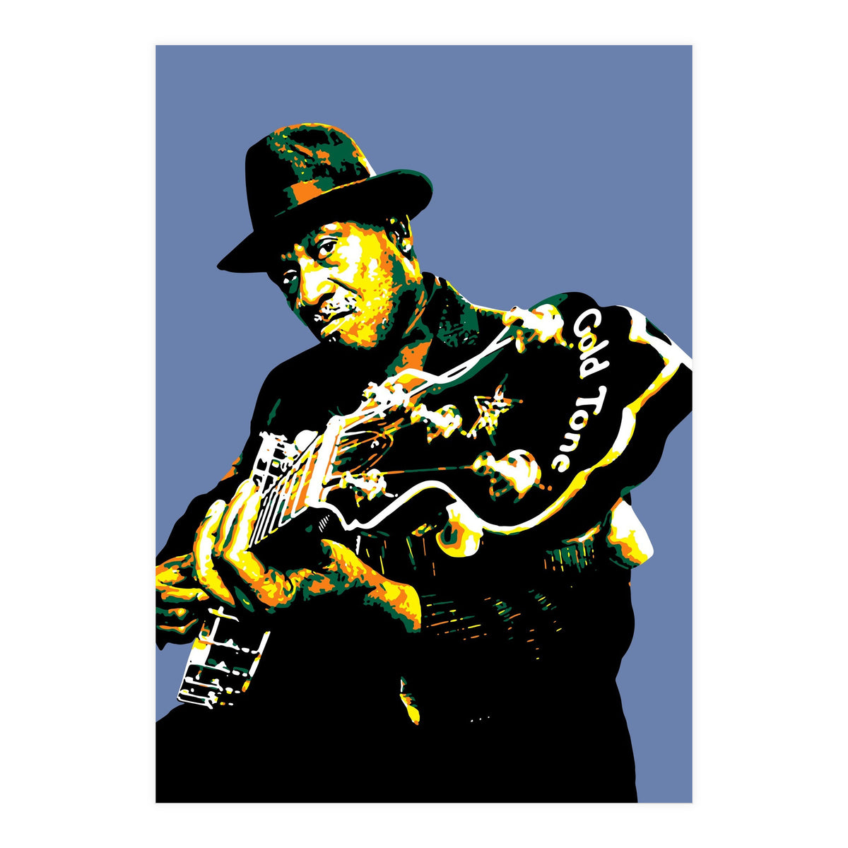 Taj Mahal American Blues Musician Legend (Print Only)