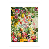 Pink Cockatoo vintage jungle  (Print Only) thumbnail
