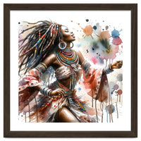 Skyward Beadwork Dancer Portrait