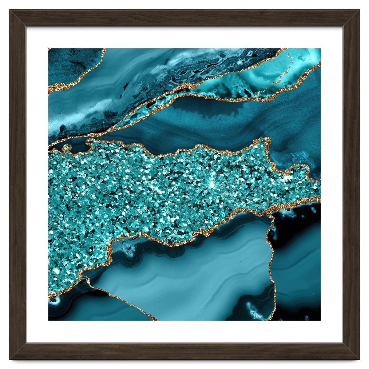 Agate Glitter Ocean Texture 09