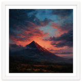 Majestic Mountain Peak at Sunset thumbnail