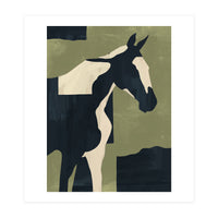Abstract Minimal Horse 4 (Print Only)