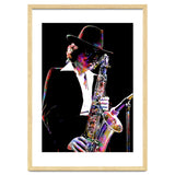 Gato Barbieri  Argentine Jazz Saxophonist Colorful Art thumbnail