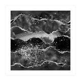 Black Glitter Agate Texture 06  (Print Only) thumbnail