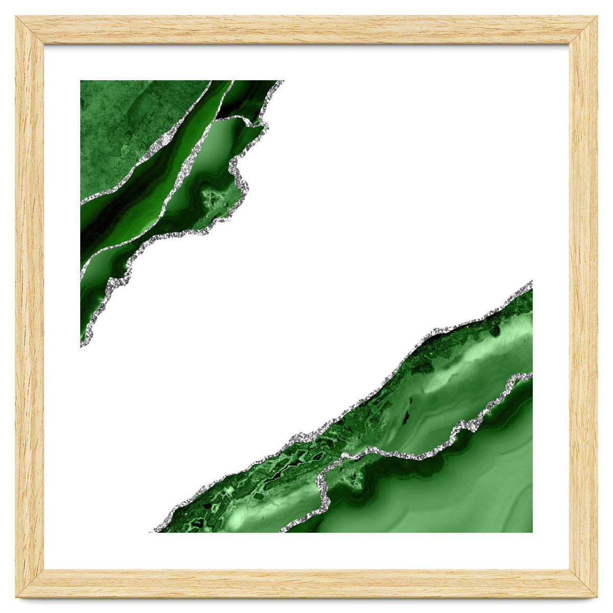 Green & Silver Agate Texture 13