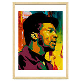 Fred Hampton Colorful Abstract Art thumbnail