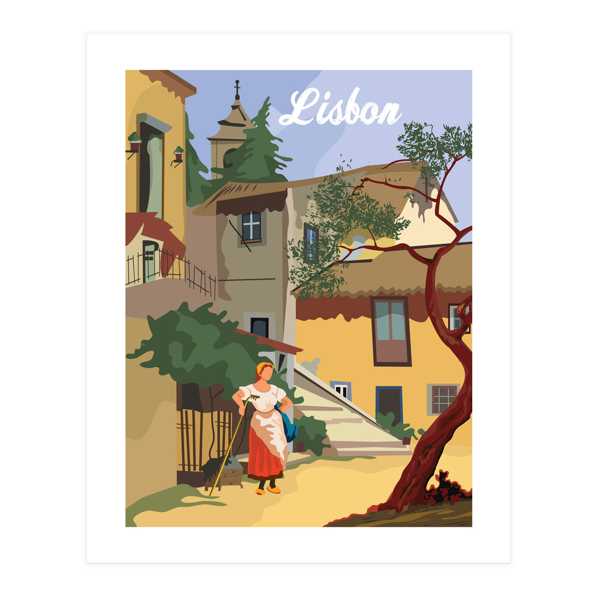 Lisbon, Neighborhood (Print Only)
