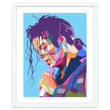 Michael Jackson pop art portrait thumbnail