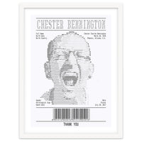 Receipt Art Chester Bennington