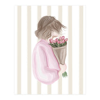 The Girl With The Tulips (Print Only)