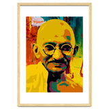Mahatma Gandhi Colorful Abstract Art thumbnail